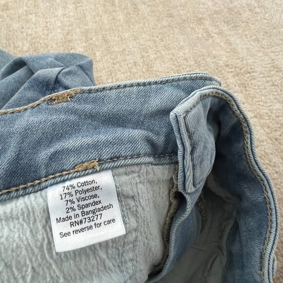 Nine West Slim Straight Blue Jeans 12 - Picture 10 of 11